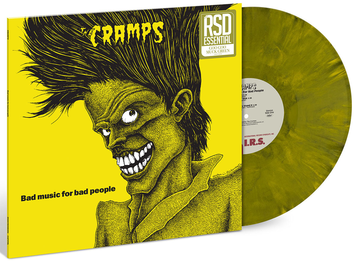 洋楽 The Cramps Bad Music For Bad People LP The Cramps - Bad Music For Bad People (Goo Goo Muck Green Vinyl) PRE-O