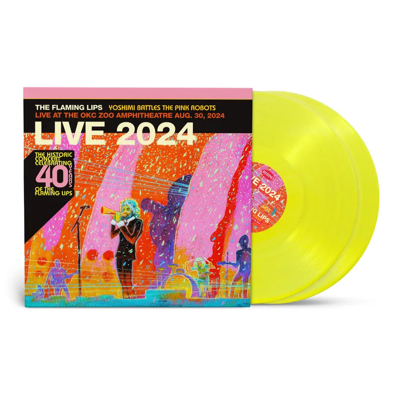 Flaming Lips, The - Yoshimi Battles The Pink Robots - Live at the Zoo Amphitheatre, Oklahoma City, August 30, 2024 (Vinyl LP(x2))