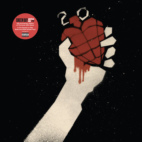 Green Day -American Idiot (2LP, Red/Black Splatter Vinyl)