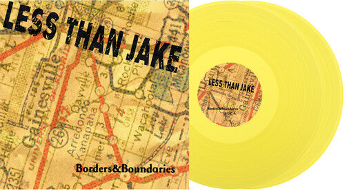 Less Than Jake - Borders & Boundaries (2LP, 25th Anniversary Edition, Yellow Vinyl) PRE-ORDER - Out 1/23/26