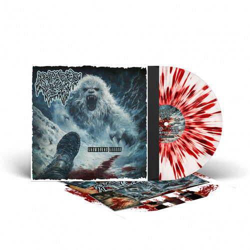 Ravaged by the Yeti - Snowbound Horror (Red White Splatter Vinyl) PRE-ORDER - Out 7/10/26