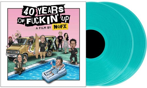 NOFX - 40 Years Of Fuckin' Up OST (2LP, Turquoise Vinyl) PRE-ORDER - Out 8/28/26