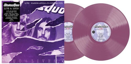 Status Quo - 29th October 1976 (2LP, Purple Vinyl) PRE-ORDER - Out 8/28/26