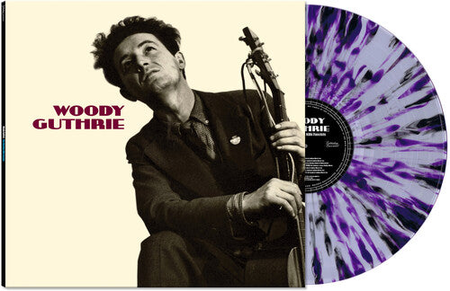 Woody Guthrie - This Machine Kills Fascists (Purple Black Splatter Vinyl) PRE-ORDER - Out 7/17/26