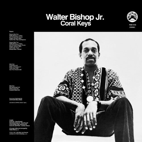 Walter Bishop Jr. - Coral Keys (Blue Black Swirl Vinyl) PRE-ORDER - Out 8/7/26