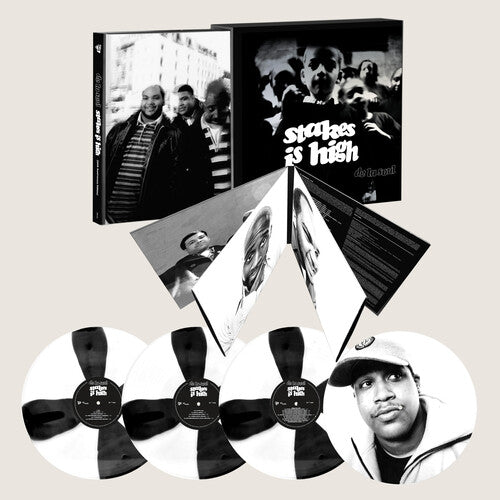 De La Soul - Stakes Is High:30th Anniversary (4LP, Spoke Effect Black White Vinyl) PRE-ORDER - Out 10/23/26