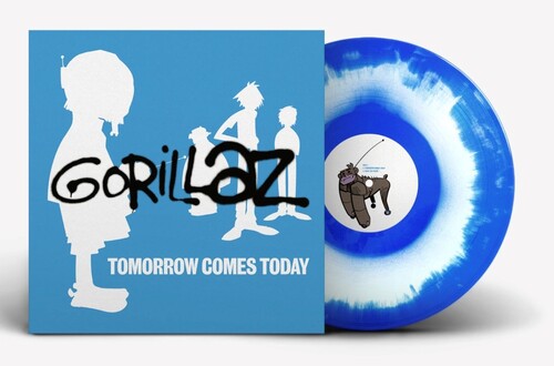 Gorillaz - Tomorrow Comes Today EP (white and blue colour in colour vinyl)