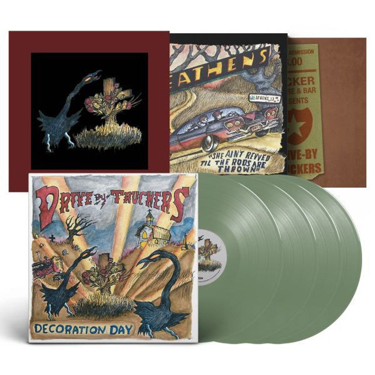 Drive-By Truckers - The Definitive Decoration Day (3LP, Olive Vinyl + Book) PRE-ORDER - Out 11/14/25