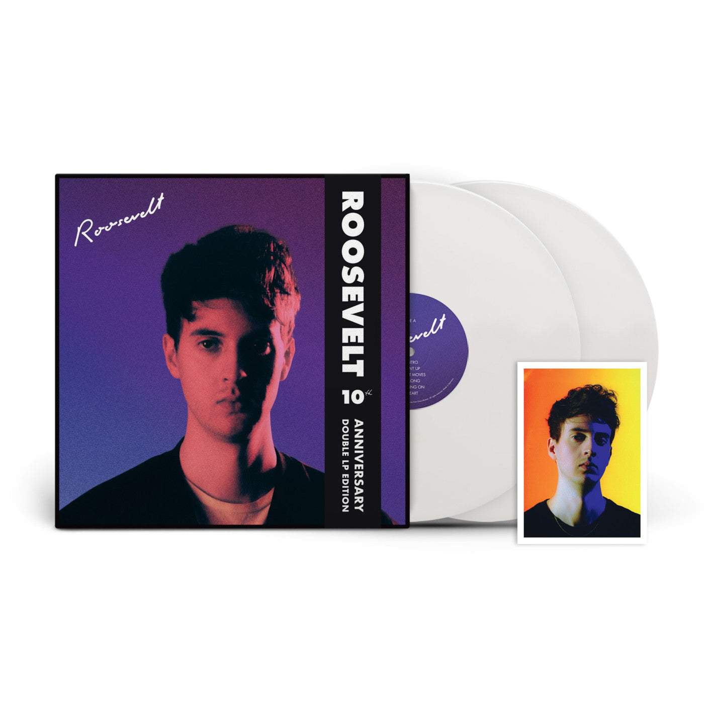 Roosevelt - Roosevelt: 10th Anniversary Edition (2LP, White Vinyl +Signed) PRE-ORDER - Out 8/21/26
