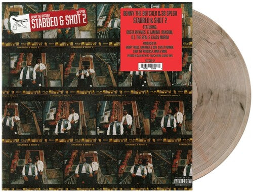 Benny the Butcher & 38 Spesh - Stabbed & Shot 2 (Red & Black Clear Vinyl)