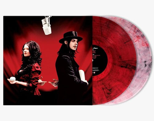 White Stripes - Get Behind Me Satan (2LP, Red & Clear With Black Wisps Vinyl)