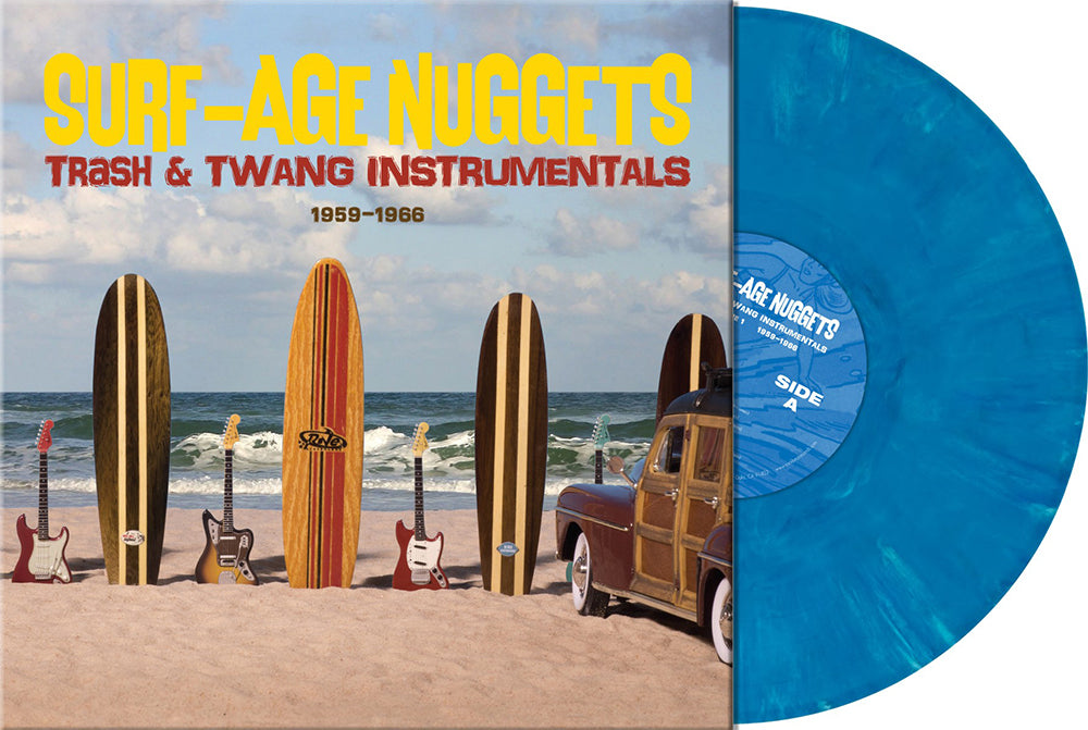 Various Artists - Surf-Age Nuggets: Trash & Twang Instrumentals (Laguna Blue Marble Vinyl) PRE-ORDER - Out 7/31/26