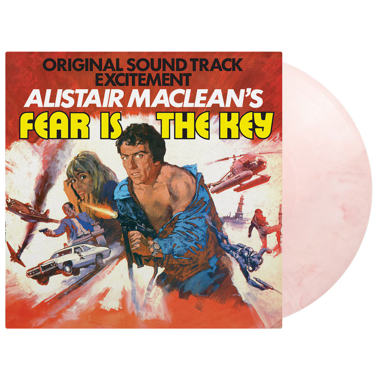 Roy Budd - Fear Is The Key OST (White Red Marbled Vinyl) PRE-ORDER - Out 8/7/26