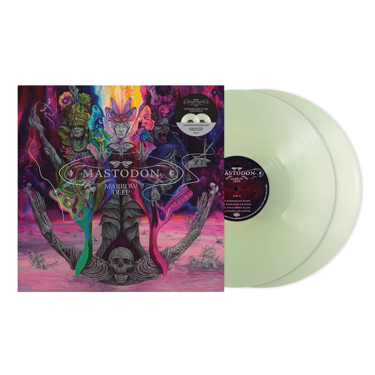 Mastodon - Marrow Deep (2LP, Coke Bottle Clear Vinyl) PRE-ORDER - Out 8/28/26