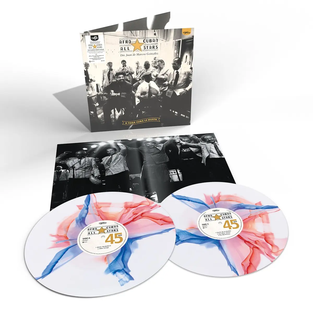 Afro-Cuban All Stars - A Toda Cuba Le Gusta (2LP, Cuban Flag Colored Vinyl) PRE-ORDER - Out 6/26/26