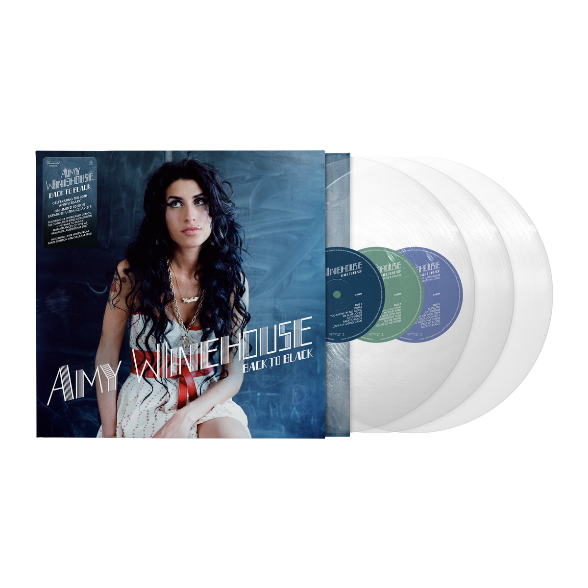 Amy Winehouse - Back To Black: 20th Anniversary Deluxe Edition (3LP, Ultra Clear Vinyl) PRE-ORDER - Out 10/23/26