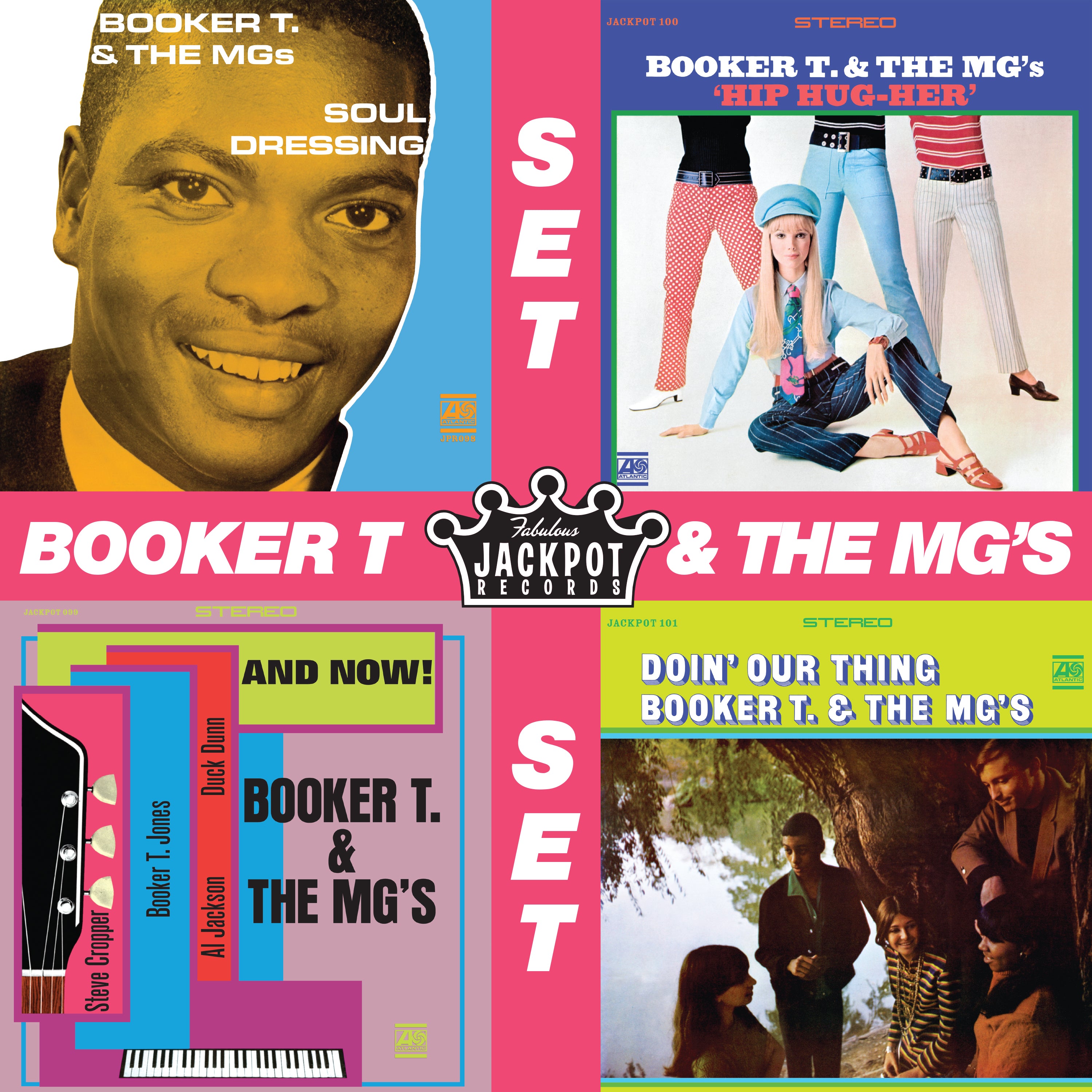 Booker T & the MGs 4 LP Set - Jackpot Exclusive Colored Vinyl
