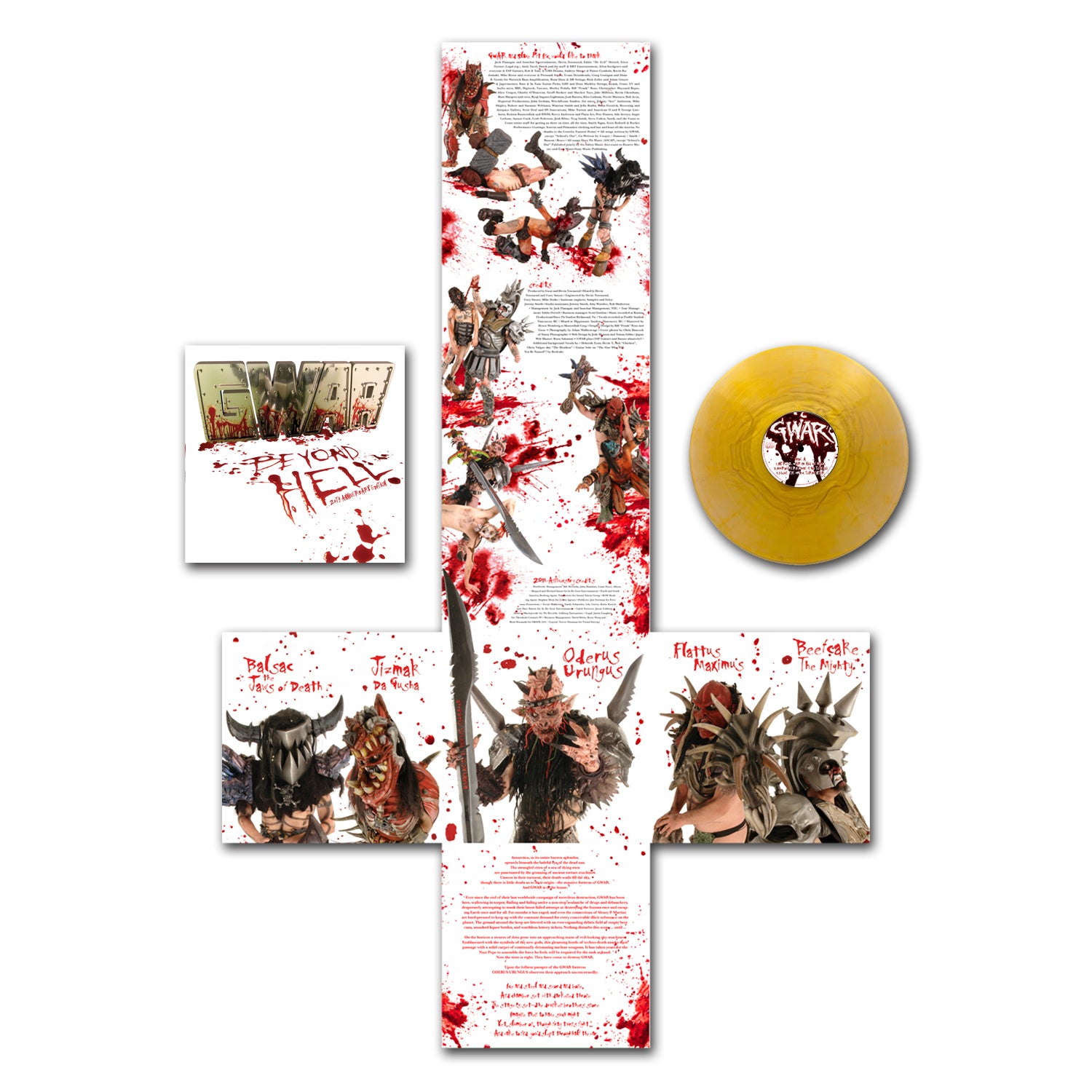 Gwar - Beyond Hell 20th Anniversary Edition (Gold Vinyl) PRE-ORDER - Out 9/25/26
