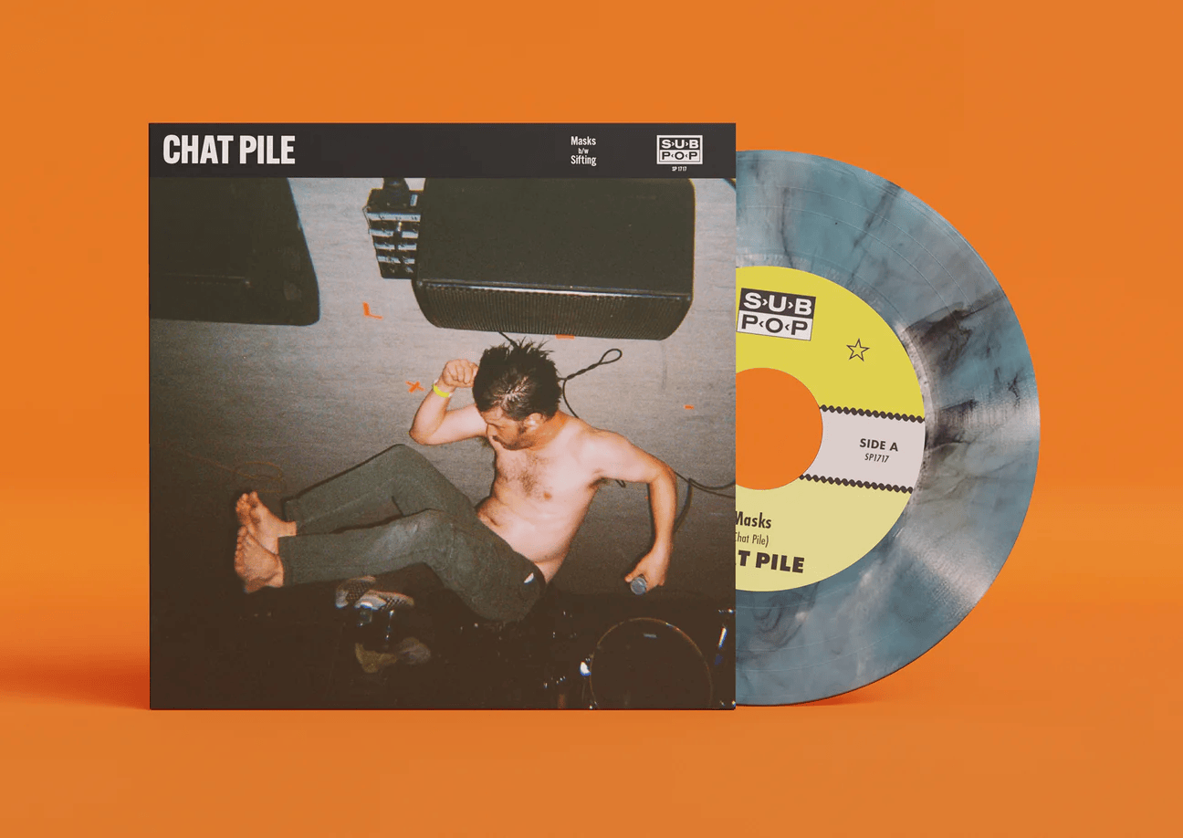 Chat Pile - Masks (Sea-Glass Black Swirl 7" Vinyl) PRE-ORDER - Out 2/6/26