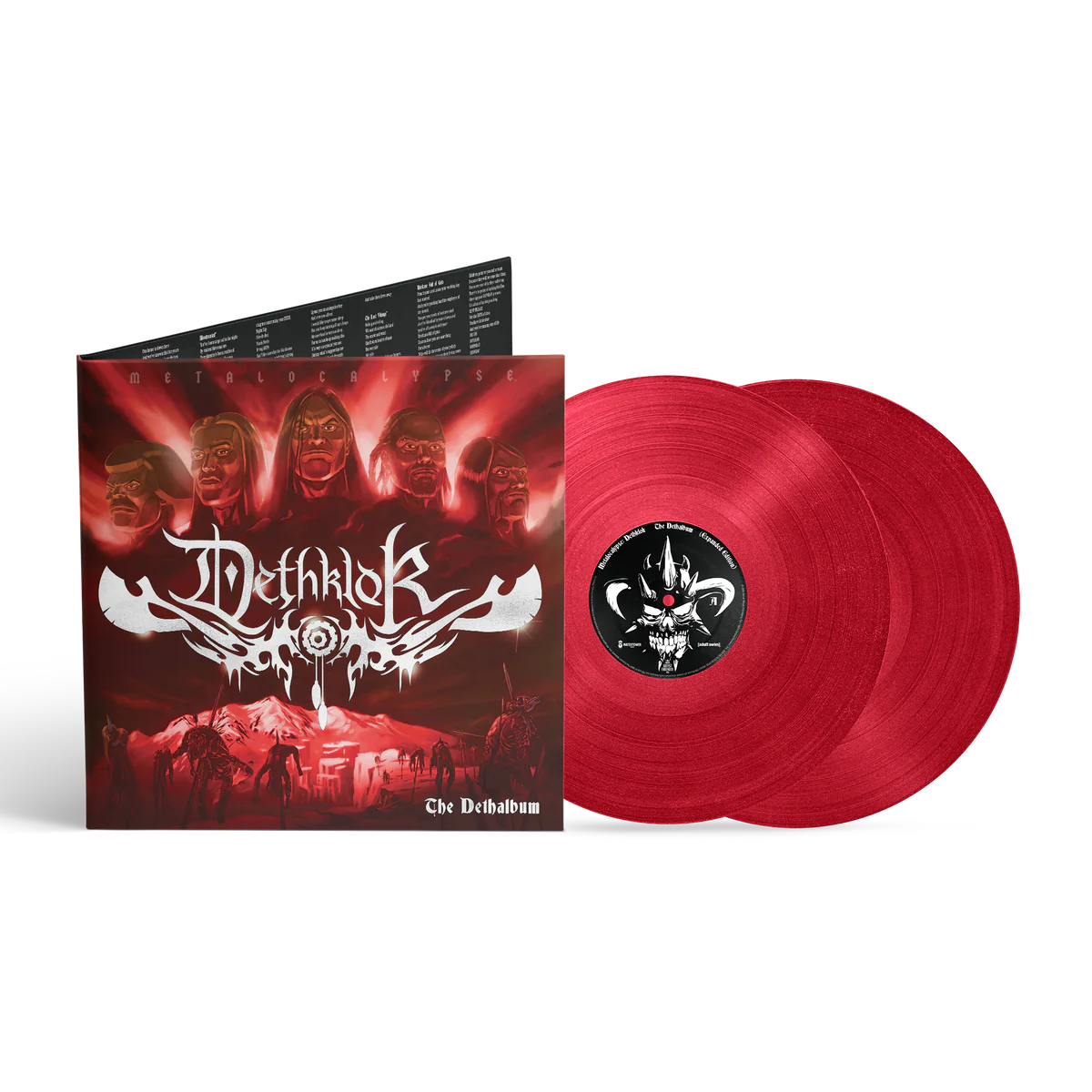 Dethklok - The Dethalbum (2LP, Red Vinyl) PRE-ORDER - Out 12/19/25
