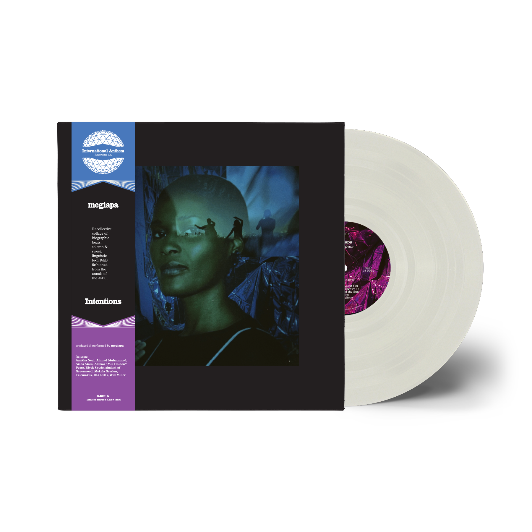 megiapa - Intentions (Crystal Clear Vinyl) PRE-ORDER - Out 9/25/26