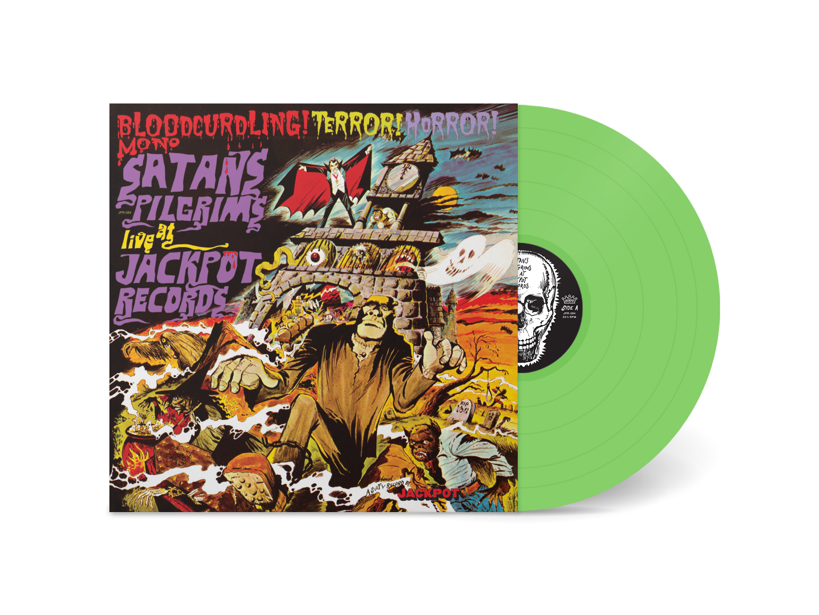 Satan's Pilgrims - Live at Jackpot Records - Colored Vinyl LP w/ Flyer - RSD 2022