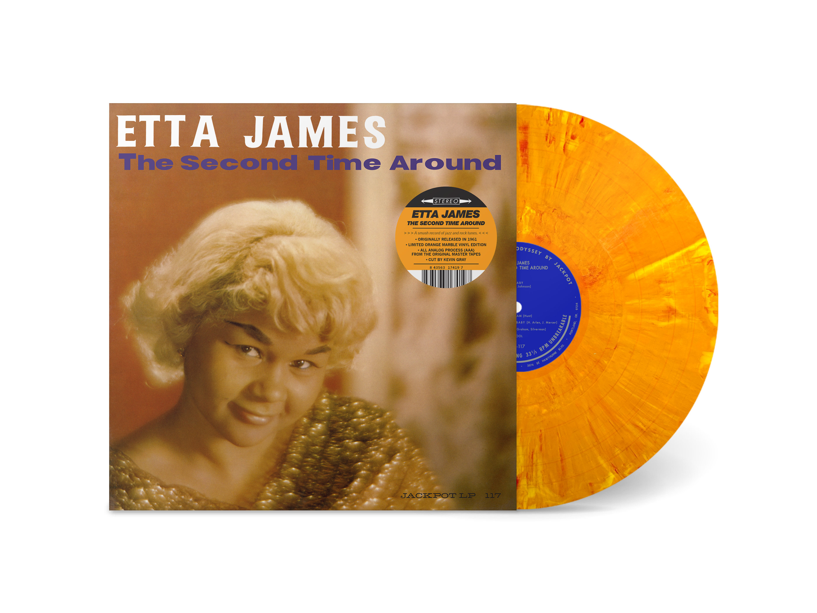 Etta James - The Second Time Around (Orange Marbled Vinyl LP) All Analog Process (AAA)