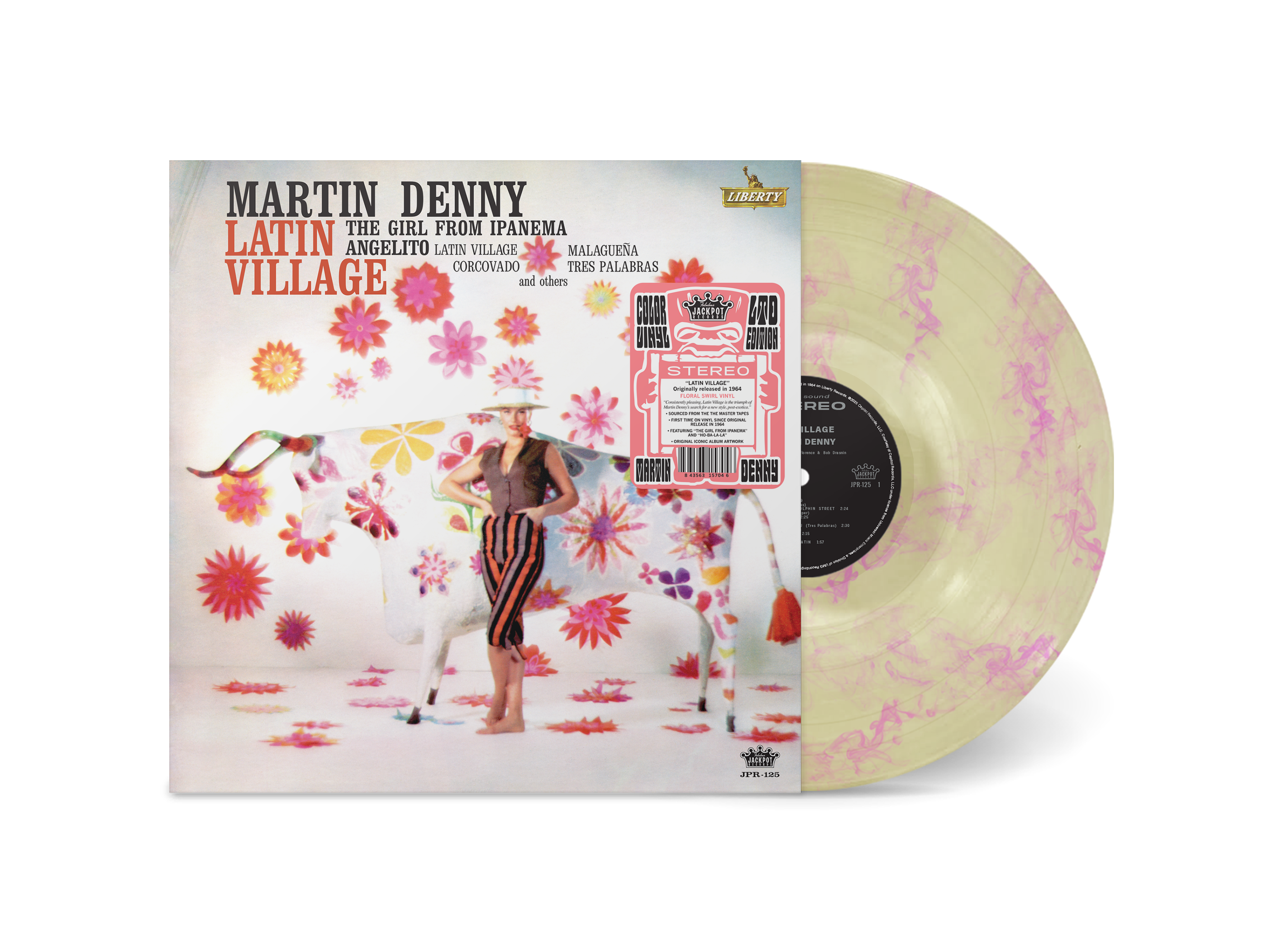 Martin Denny - Latin Village (Floral Swirl Vinyl) PRE-ORDER Out 11/28/25
