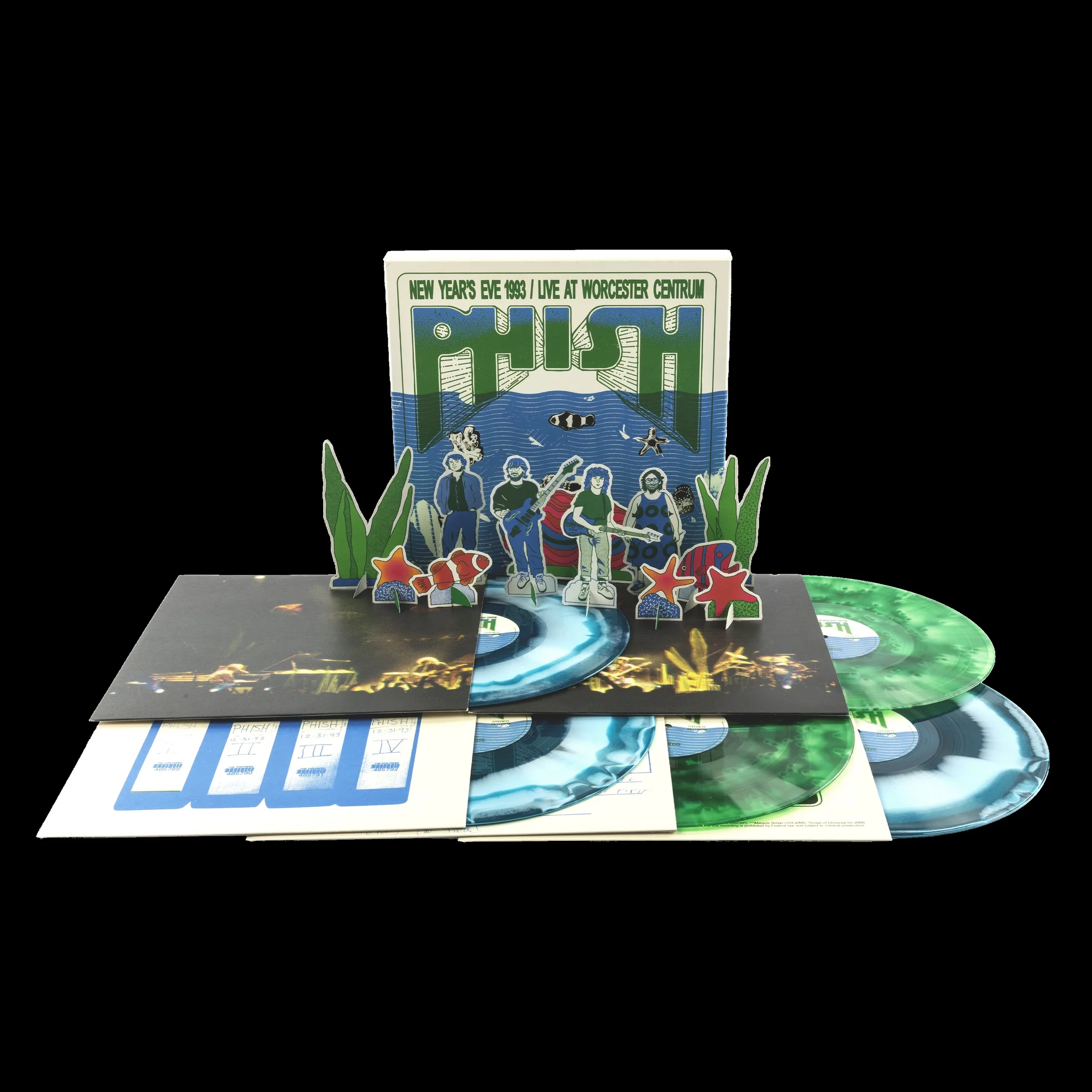Phish - New Year's Eve 1993, Live At Worcester Centrum (5LP, (Seaweed