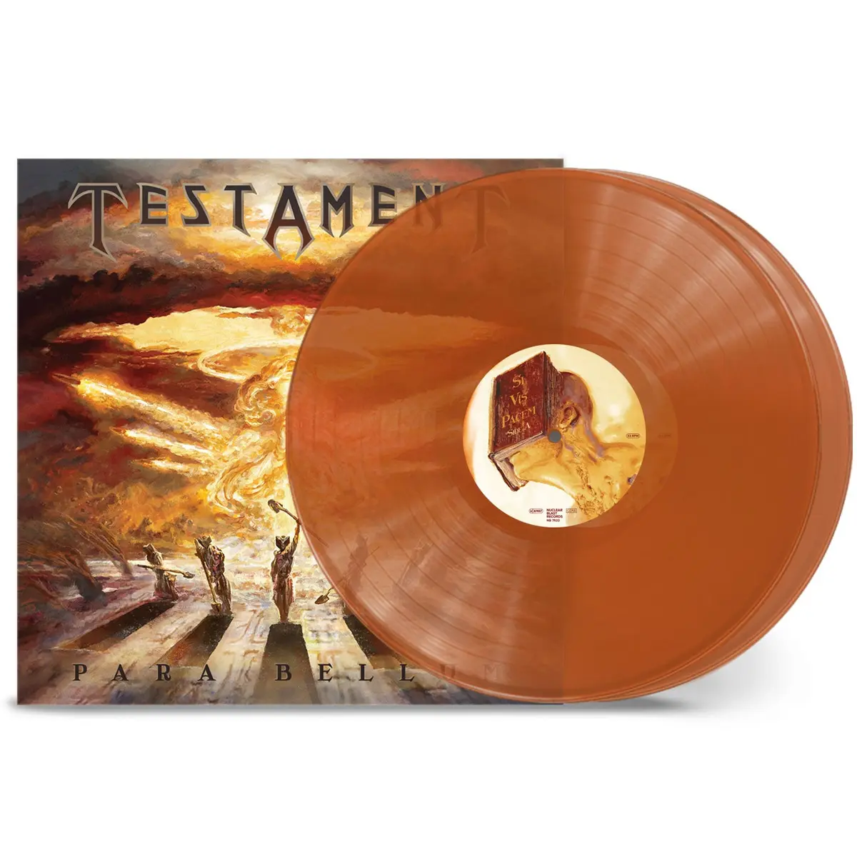 Testament - Para Bellum (2LP, Transparent Orange Vinyl) PRE-ORDER - Out 3/6/26