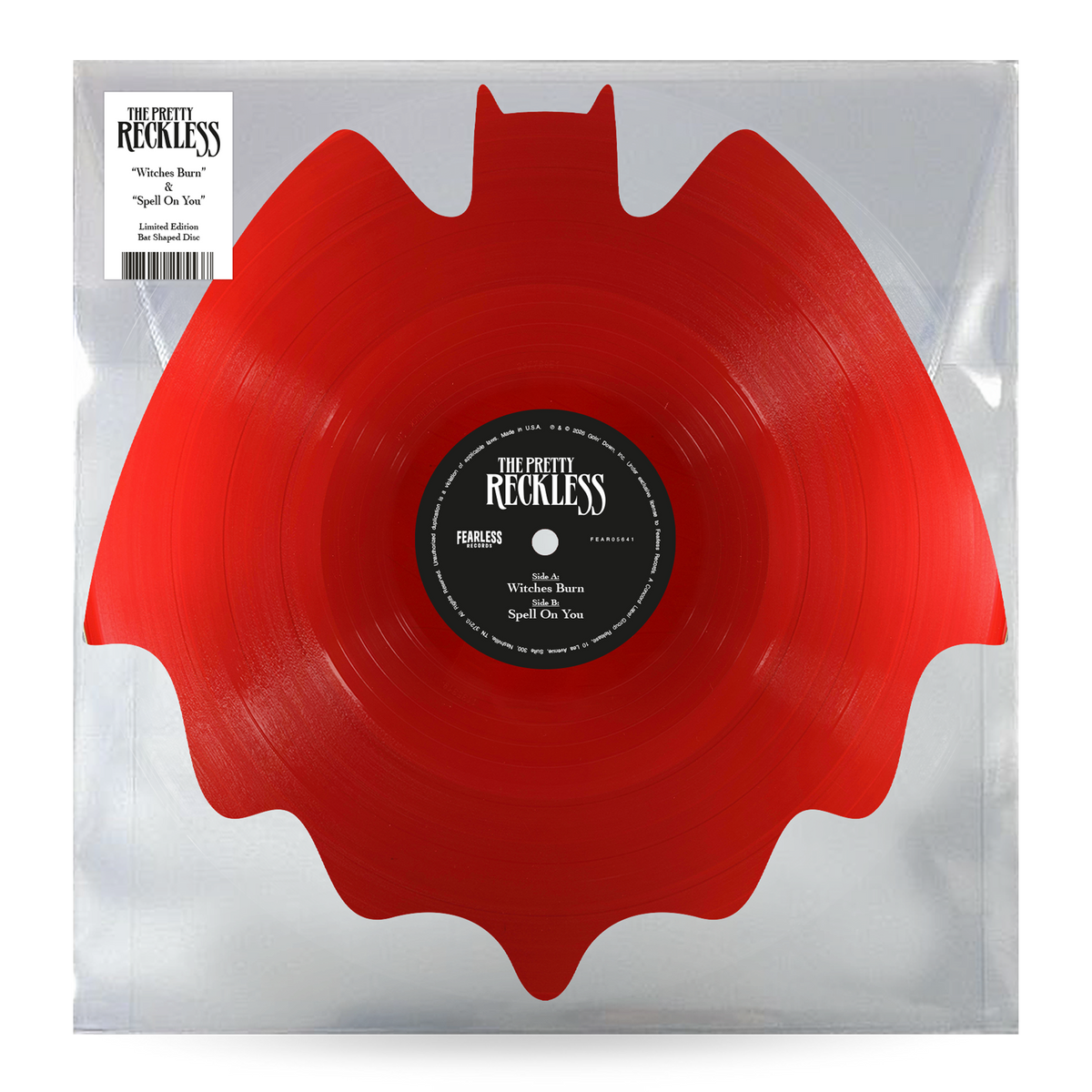 The Pretty Reckless - Witches Burn / Spell on You (Limited Edition Bat-Shaped Blood Red 7" Vinyl) PRE-ORDER - Out 12/11/26