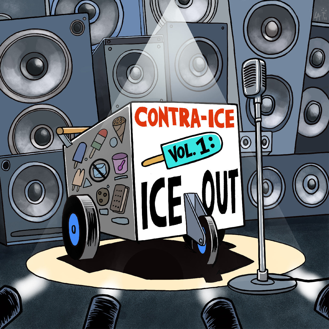 Various Artists (Kathleen Hanna ft. Ad-Rock, Tom Morello, Fred Armisen)- Contra-ICE Vol. 1: Ice Out (2CD, Bonus Tracks) PRE-ORDER - Out 10/2/26