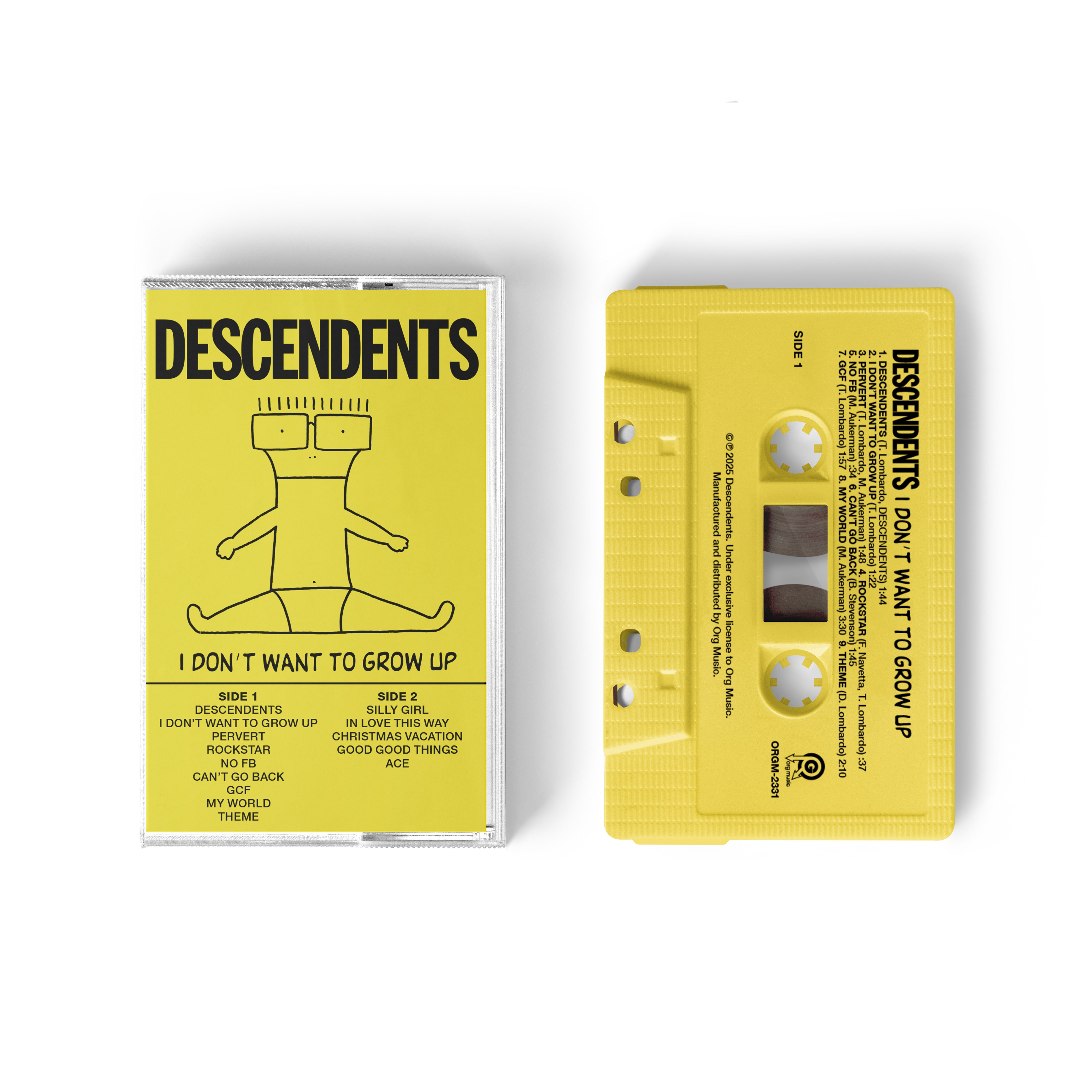 Descendents - I Don't Want To Grow Up 40th Anniversary Edition (Cassette) PRE-ORDER 11/21/25