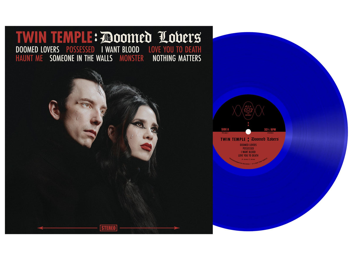 Twin Temple - Doomed Lovers (Crying Translucent Blue Vinyl) PRE-ORDER - Out 10/23/26