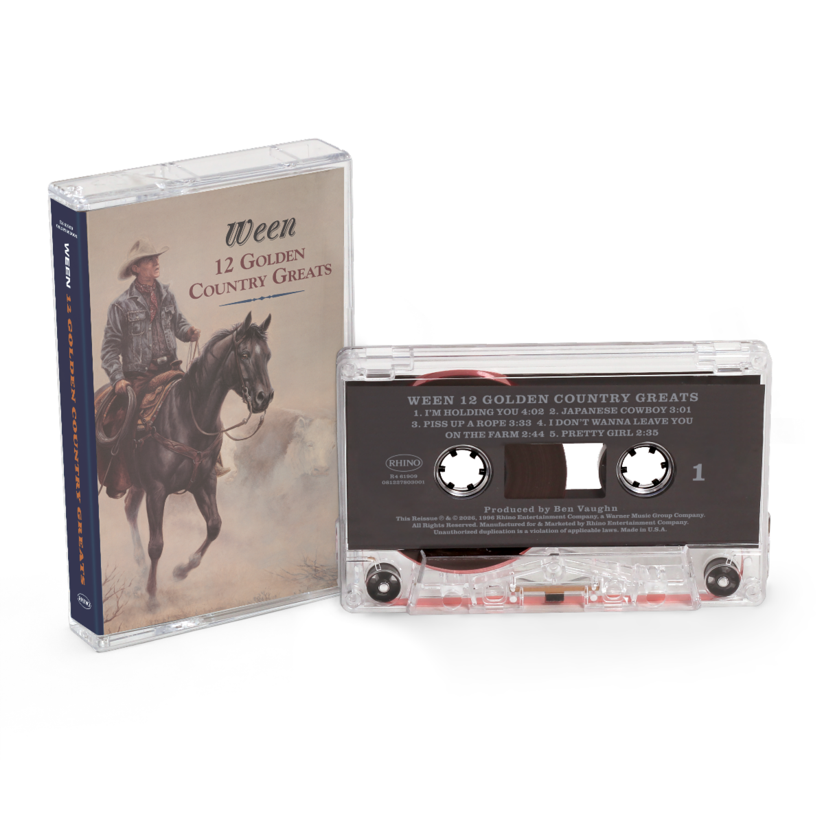 Ween - 12 Golden Country Greats (Cassette) PRE-ORDER - Out 7/31/26