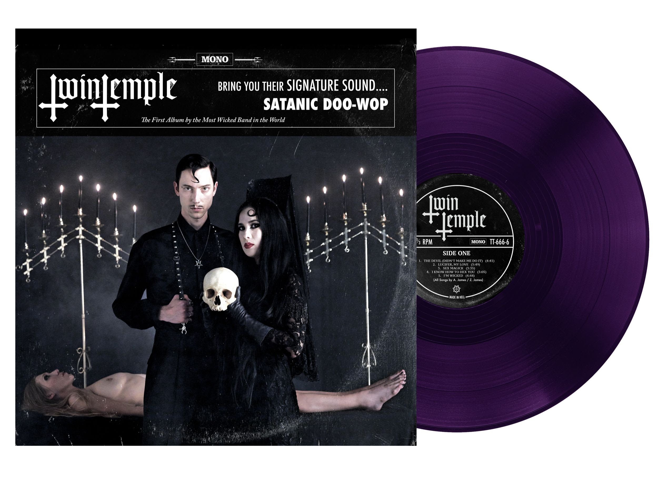 Twin Temple - Twin Temple: Bring You Their Signature Sound.... Satanic Doo-Wop (Ritual Wine Vinyl LP) PRE-ORDER - Out 10/23/26