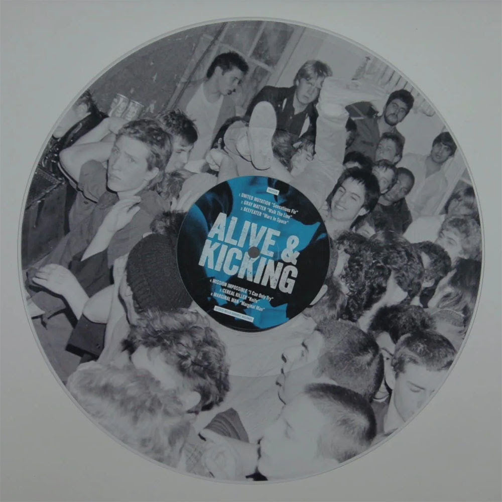 Various Artists - Alive & Kicking (12" Clear Vinyl w/ UV Screen-Printed B-Side) PRE-ORDER - Out 7/31/26