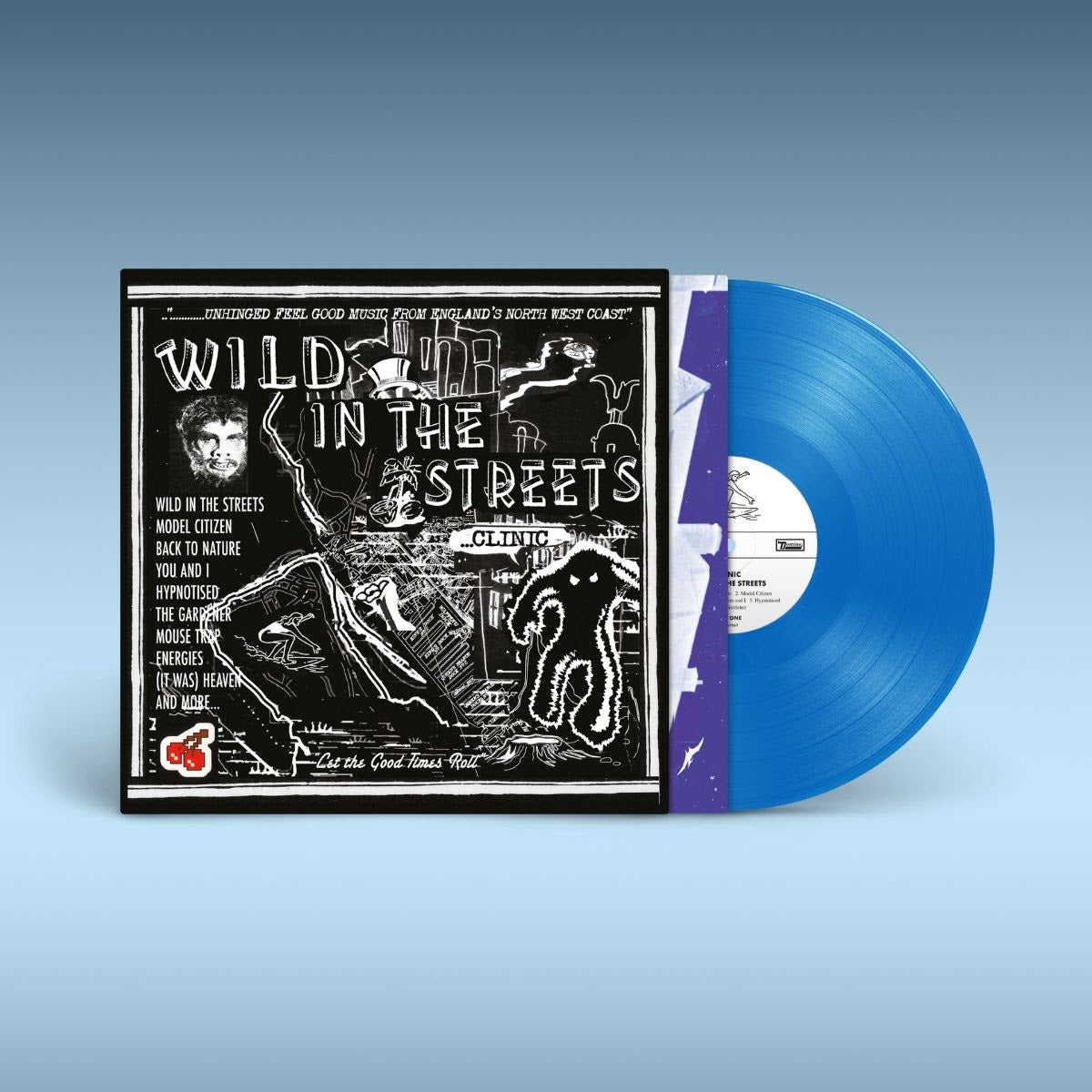 Clinic - Wild In The Streets (Blue Vinyl) PRE-ORDER - Out 10/30/26
