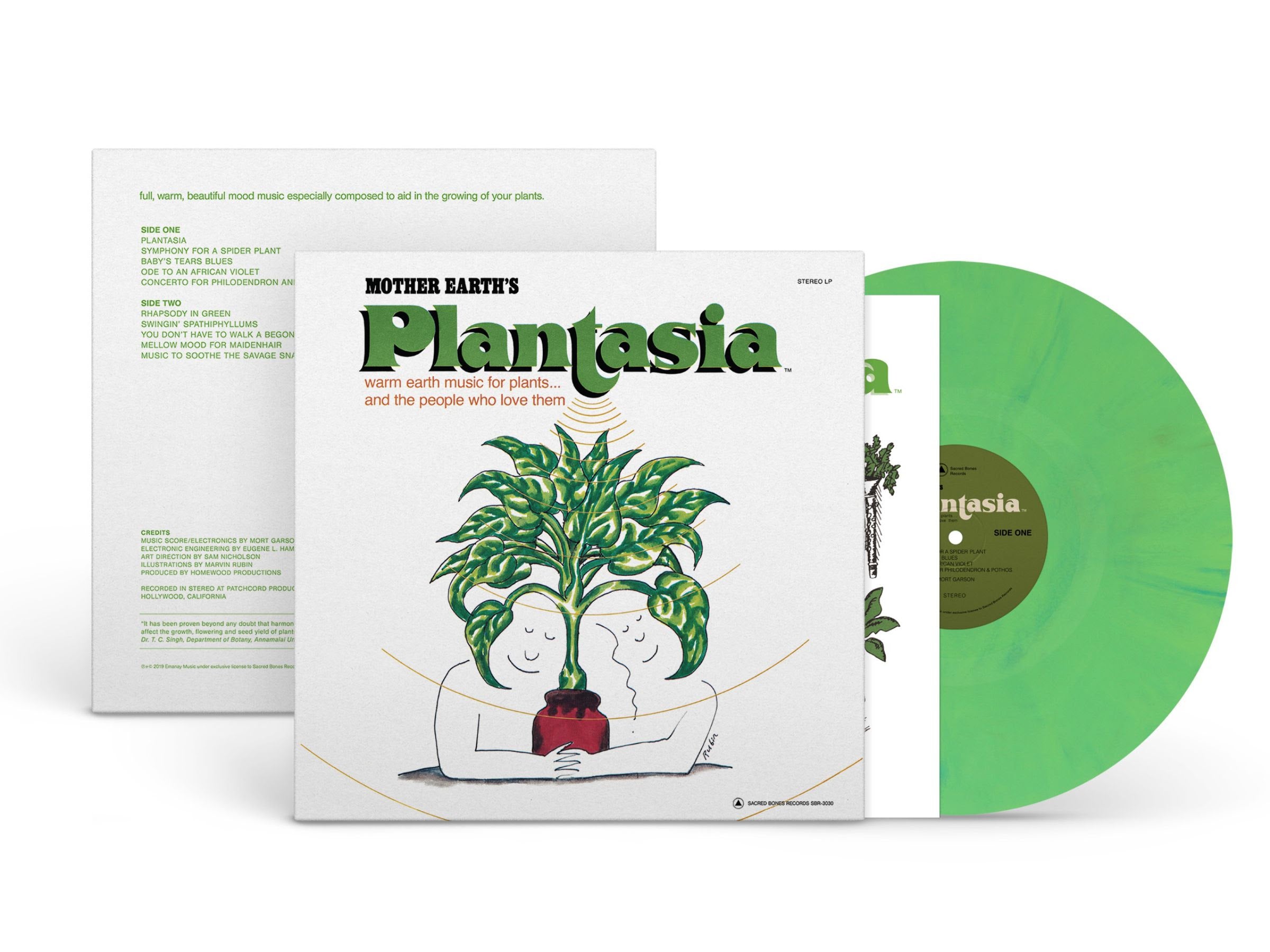 Mort Garson - Mother Earth's Plantasia 50th Anniversary Edition (Multicolor Eco Mix Vinyl LP) PRE-ORDER - Out 8/28/26