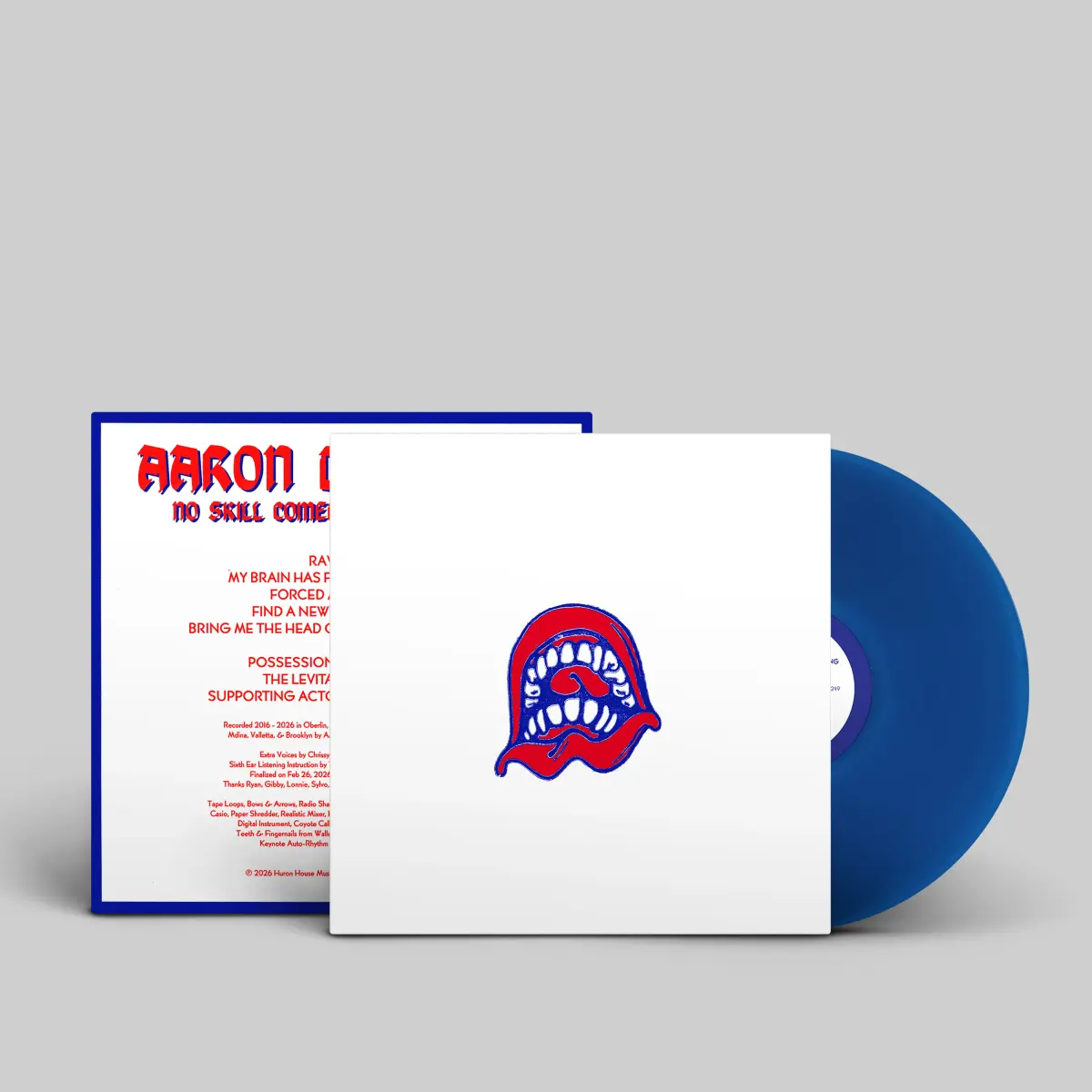 Aaron Dilloway (Wolf Eyes) - No Skill Comedy Mind Reading (Blue Vinyl, UK Import) PRE-ORDER - Out 11/6/26