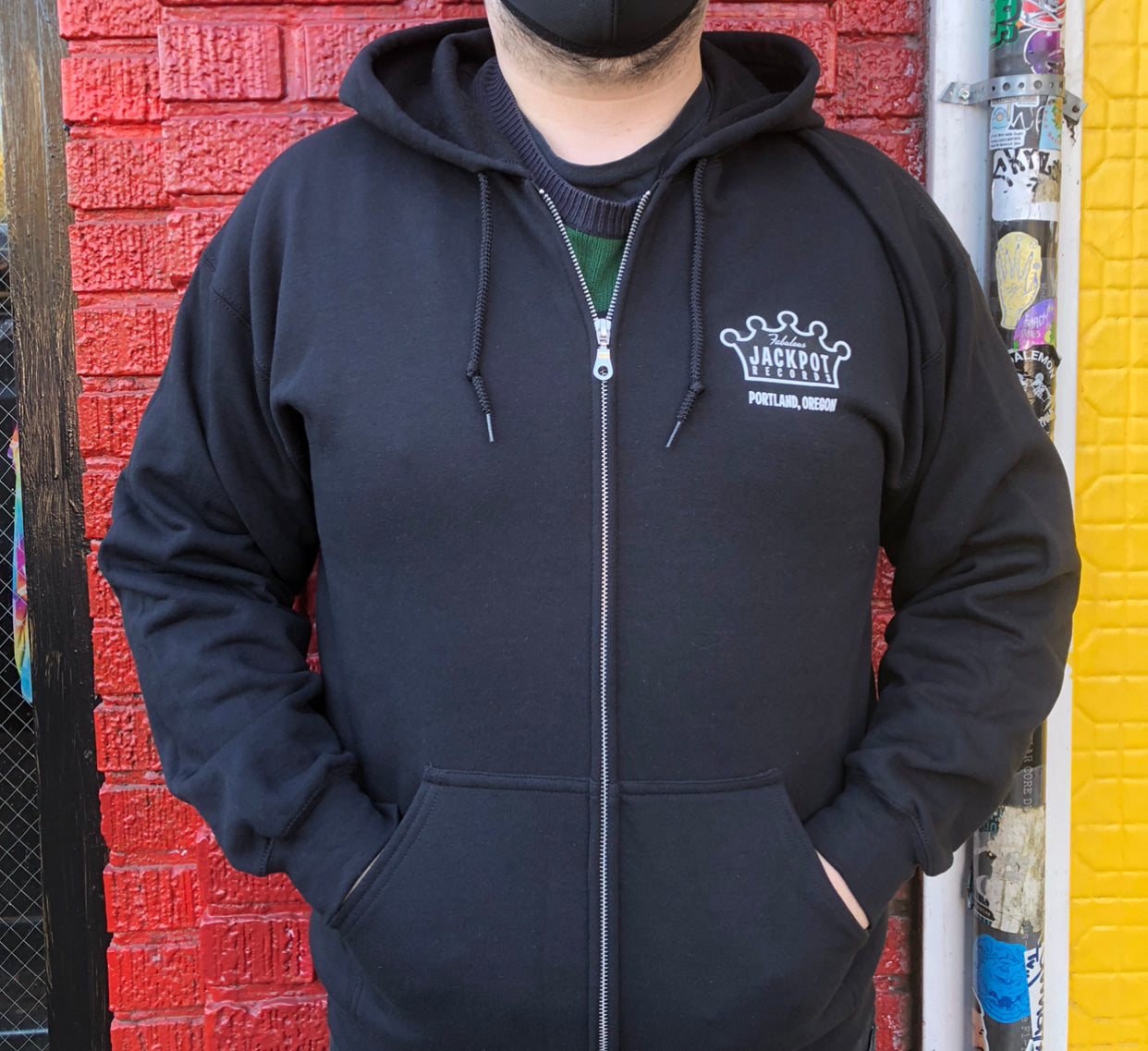 Jackpot Records - Black Hoodie