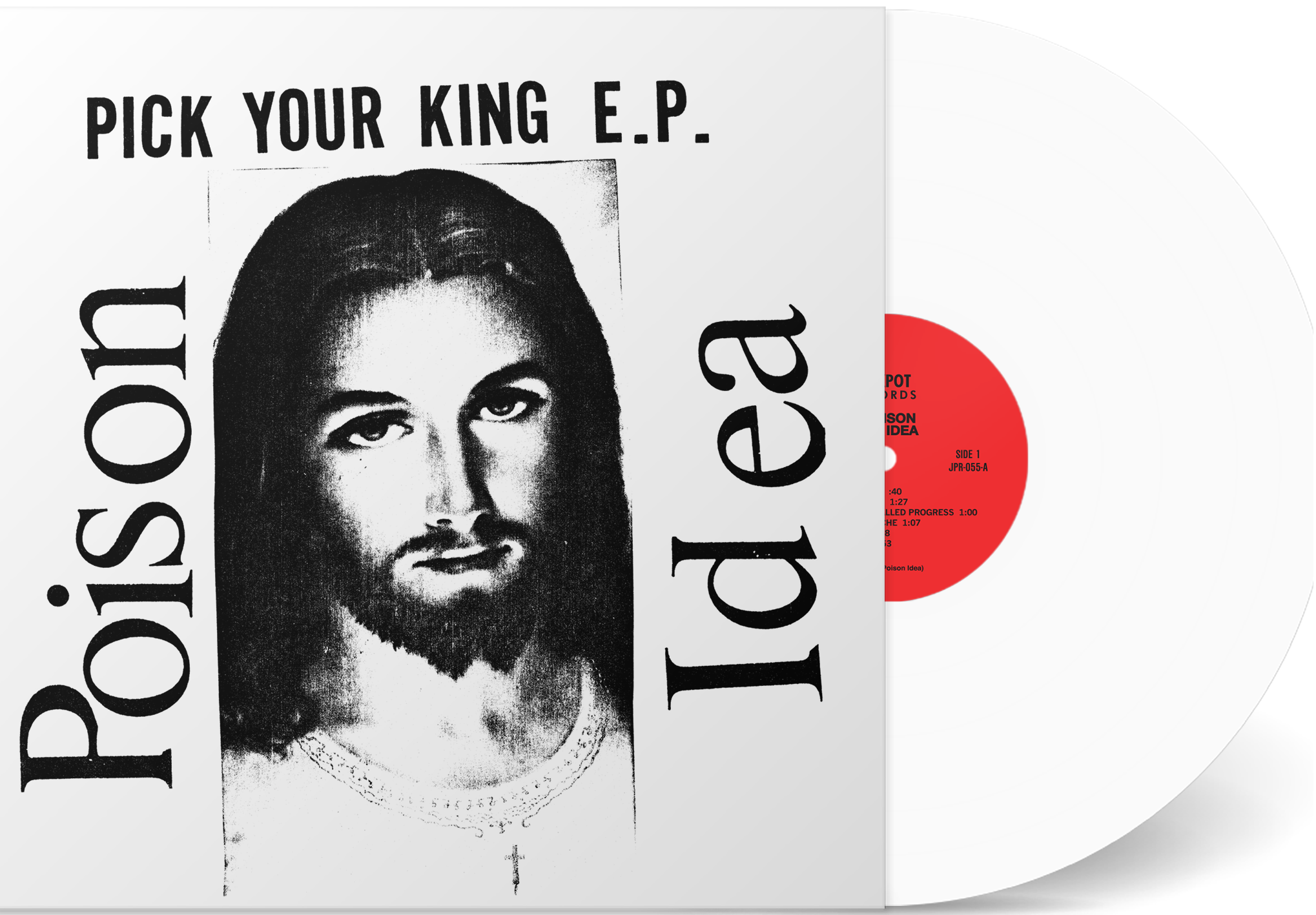 Poison Idea - Pick Your King (White Color Vinyl) w/ sticker and inserts LP