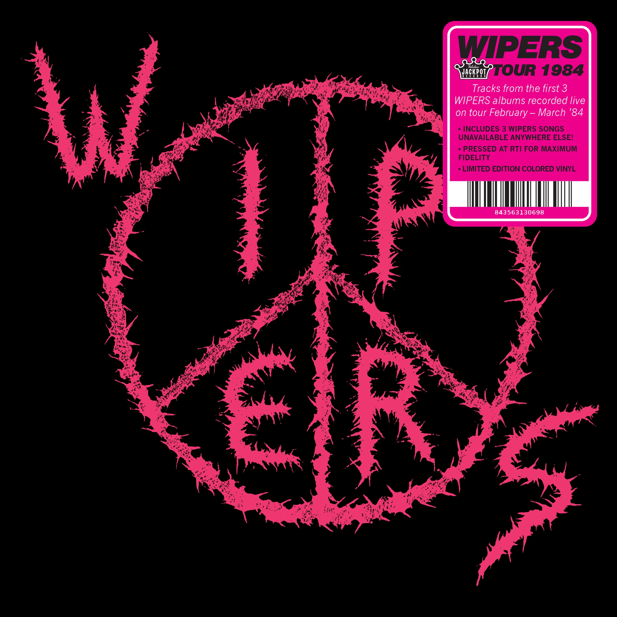Wipers - Wipers (aka Wipers Tour 84) Limited Edition Colored Vinyl LP