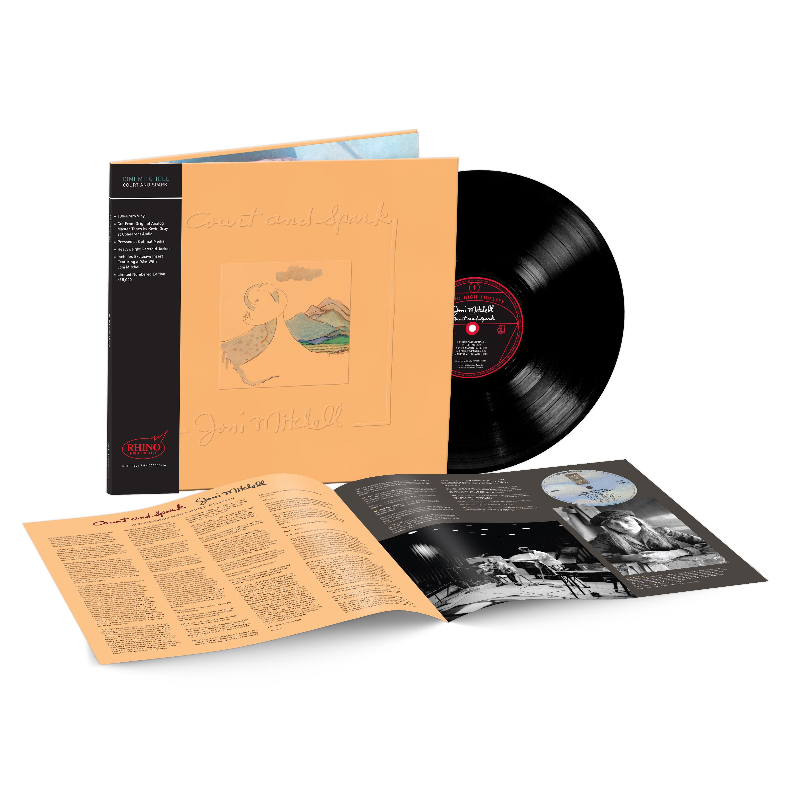 Joni Mitchell - Court And Spark (Hi-Fi Vinyl LP, #d) PRE-ORDER - Out 10/16/26