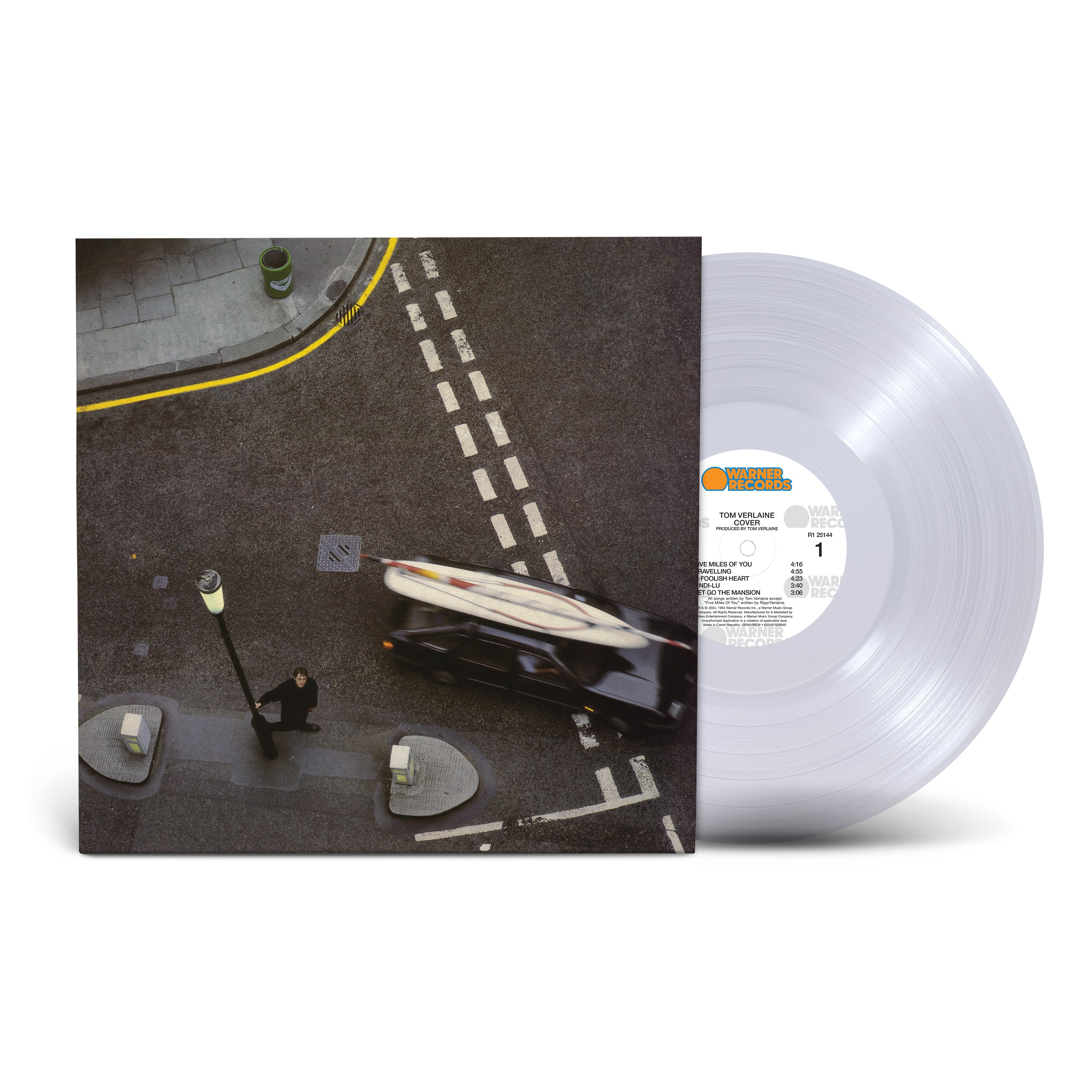 Tom Verlaine - Cover (Crystal Clear Vinyl) PRE-ORDER - Out 10/16/26