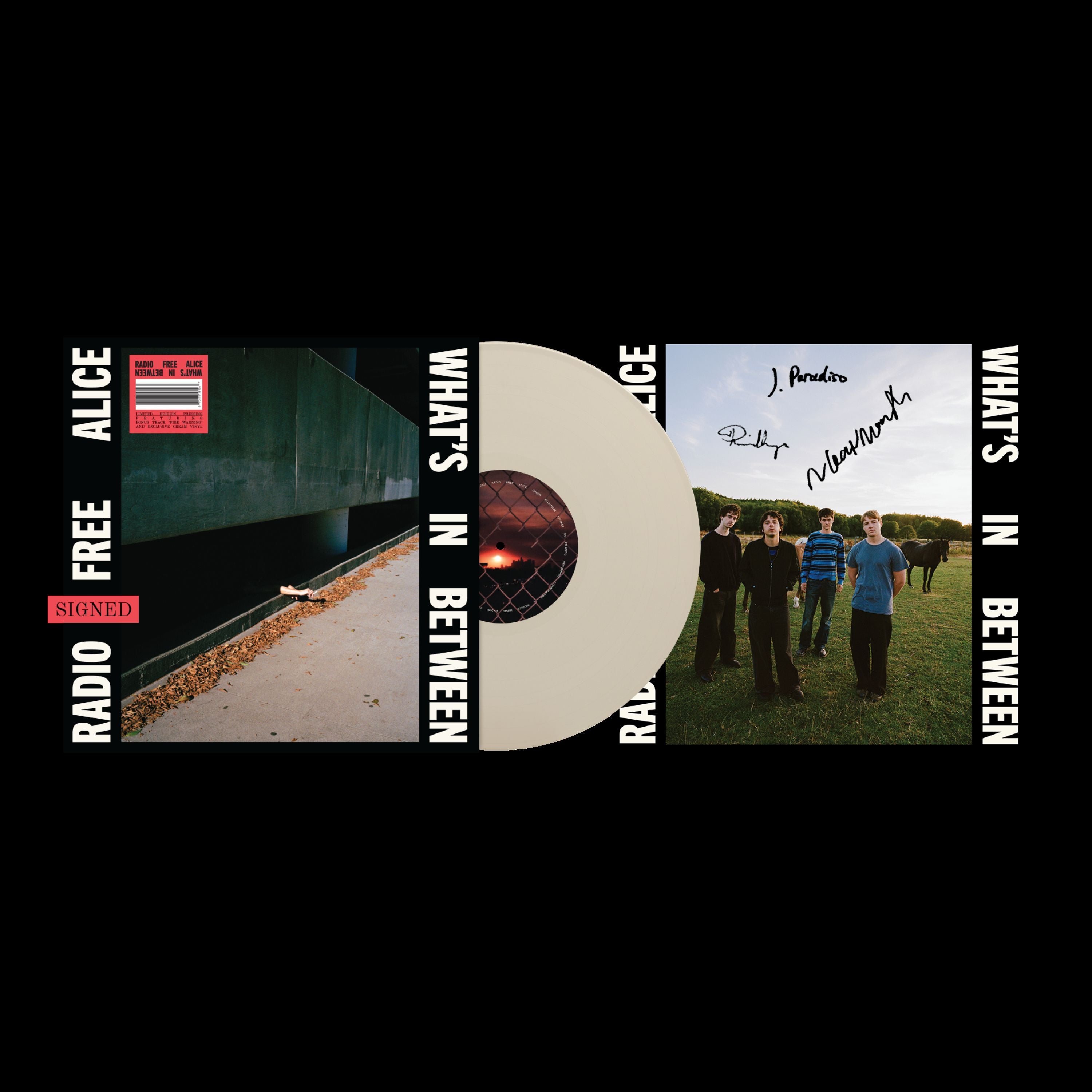 Radio Free Alice - What's In Between (Cream Vinyl) PRE-ORDER - Out 10/30/26