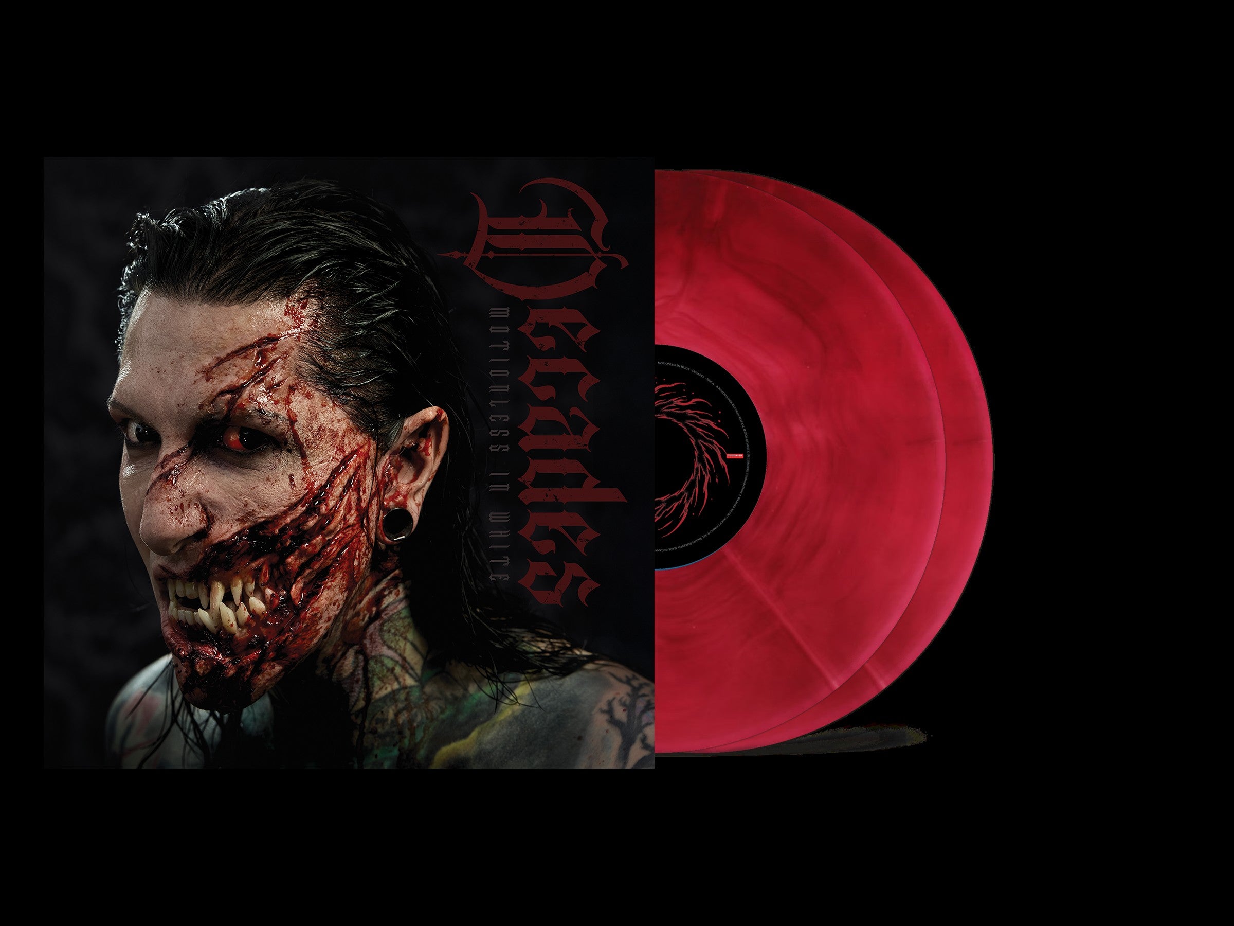 Motionless In White - Decades (2LP, Black, Ruby, Tan Galaxy Vinyl) PRE-ORDER - Out 7/17/26