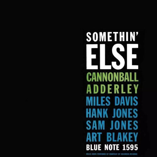 Adderley, Cannonball - Somethin Else (Blue Note Essentials Series Vinyl)