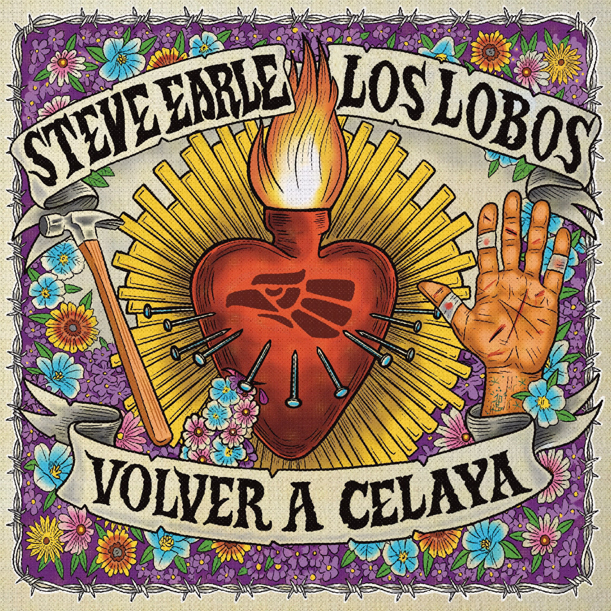 Steve Earle & Los Lobos - Volver A Celaya (7" Vinyl) PRE-ORDER - Out 10/16/26