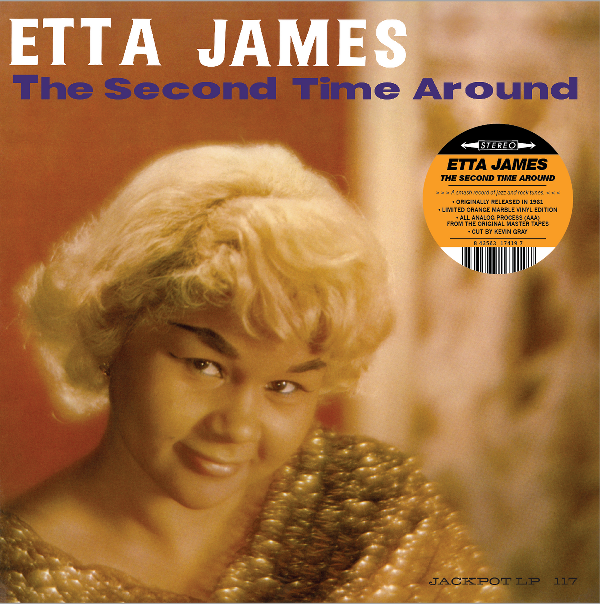 Etta James - The Second Time Around (Orange Marbled Vinyl LP